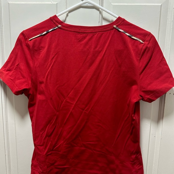Burberry red short sleeve t-shirt - Picture 3 of 3